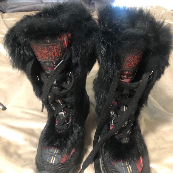 Coach snow boots - Picture 1 of 6
